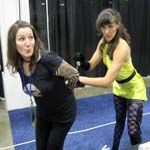 Amanda Conner
                                    made me arrest her at Boston Comic
                                    Con