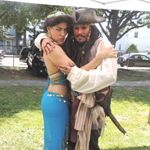 Jasmine & Captain
                                    Jack Sparrow