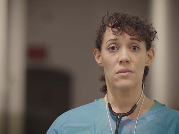 Rydia as a Nurse in a short film