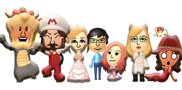 Nintendo Fans as
                          Miis at PAX East